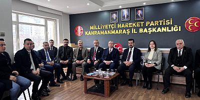 MHP’Lİ TURAN ŞAHİN KAHRAMANMARAŞ’TA