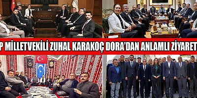 MHP MİLLETVEKİLİ ZUHAL KARAKOÇ DORA’DAN KAHRAMANMARAŞ’TA ANLAMLI ZİYARETLER