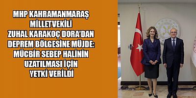Milliyetçi Hareket Partisi (MHP) Kahramanmaraş Milletvekili Zuhal Karakoç Dora