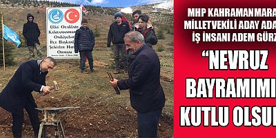 MHP MV. ADAY ADAYI GÜRZ, HEM DEMİR DÖVDÜ HEM DE FİDAN DİKTİ