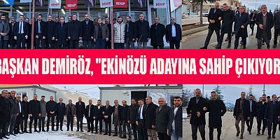  MHP TEŞKİLATI KAHRAMANMARAŞ EKİNÖZÜ'NDE SAHADA 