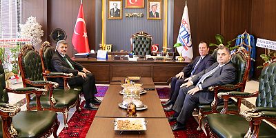 MİLLETVEKİLİ DEBGİCİ’DEN KMTSO BAŞKANI MUSTAFA BULUNTU’YA HAYIRLI OLSUN ZİYARETİ