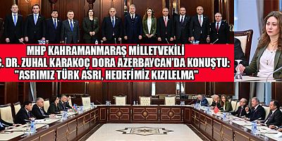 MİLLETVEKİLİ KARAKOÇ DORA: GÜMRÜK BİRLİĞİNİN TEMELLERİ ATILIYOR