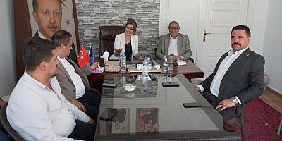 MİLLETVEKİLİ KARAKOÇ DORA PAZARCIK’TA BAŞKAN YILMAZCAN İLE BİR ARAYA GELDİ