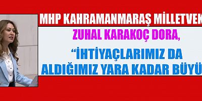 MİLLETVEKİLİ KARAKOÇ DORA: RAPORLARDAKİ ÇELİŞKİLİ İFADELER GİDERİLMELİ