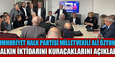 MİLLETVEKİLİ ÖZTUNÇ  “İNANÇLA ZULMÜ SONA ERDİRECEĞİZ”
