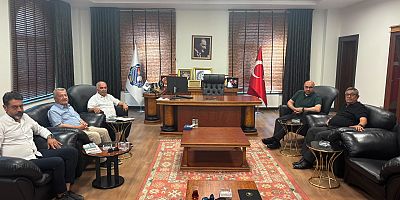 MİLLETVEKİLİ ŞAHİN VE BAŞKAN NARLI ŞEHRİN EKONOMİSİNİ KONUŞTU 