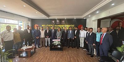 MİLLETVEKİLİ ZUHAL KARAKOÇ DORA’DAN MHP İL BAŞKANI MANSUR METEHAN’A HAYIRLI OLSUN ZİYARETİ