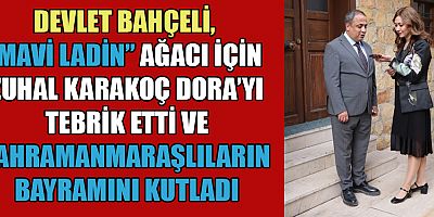 MİLLETVEKİLİ ZUHAL KARAKOÇ DORA MAVİ LADİN AĞACI, GELECEĞE NEFES OLACAK