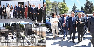 MİLLİ EĞİTİM BAKANI TEKİN, MEHMET BALDUK FEN LİSESİ İNŞAATINDA İNCELEMELERDE BULUNDU