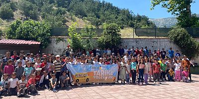 MİNİK ÖĞRENCİLERDEN BAŞKAN  GÜNGÖR’E TEŞEKKÜR