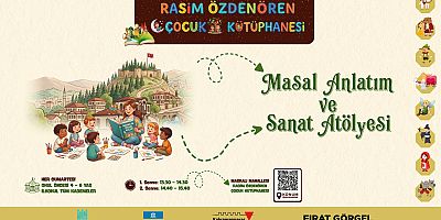 MİNİKLERİN CUMARTESİ KEYFİ MASAL VE SANATLA TAÇLANIYOR