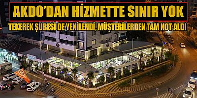 MODERN YÜZÜYLE AKDO TEKEREK ŞUBESİ HİZMETTE