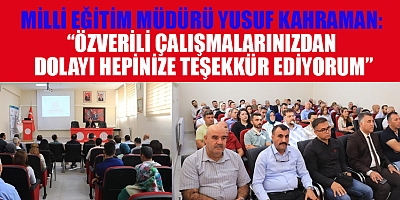 MÜDÜR KAHRAMAN’DAN MOTİVASYON TOPLANTISI