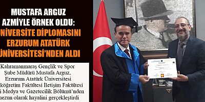 MÜDÜR MUSTAFA ARGUZ  HAYALİNİ GERÇEKLEŞTİRDİ