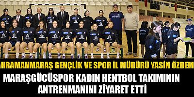 MÜDÜR YASİN ÖZDEMİR'DEN  KADIN HENTBOL TAKIMINA MORAL DESTEĞİ