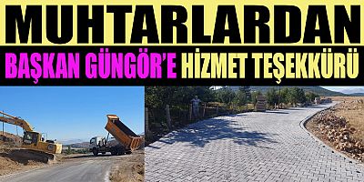 MUHTARLAR, MAHALLE YOLLARIMIZ BÜYÜKŞEHİR’LE YENİLENİYOR