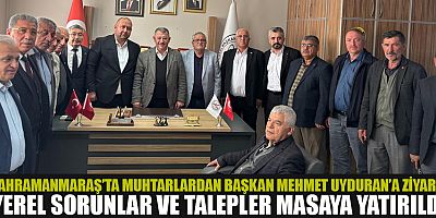 MUHTARLARDAN KASAPLAR ODASI’NA ZİYARET