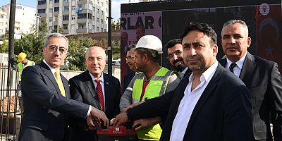 MUHTARLIK HİZMET BİNASININ TEMELİ ATILDI