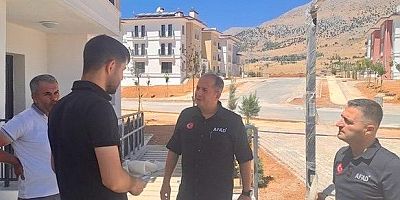 NURHAK’TA AFET KONUTLARI YERİNDE İNCELENDİ