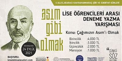 ÖDÜLLÜ YARIŞMALARDA BAŞVURULAR SÜRÜYOR