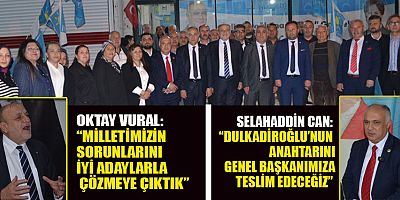 OKTAY VURAL, BAŞKAN ADAYI SELAHADDİN CAN’IN SEÇİM OFİSİNİ ZİYARET ETTİ 
