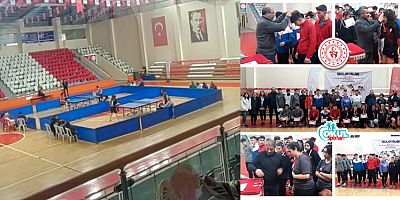 OKUL SPORLARI MASA TENİSİ GRUP MÜSABKALARI TAMAMLANDI