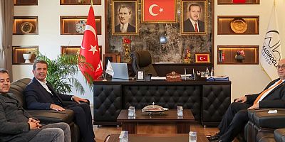 OKUMUŞ’TAN BAŞKAN AKPINAR’A ZİYARET