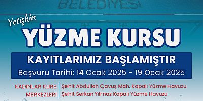 ONİKİŞUBAT BELEDİYESİ BU KEZ YETİŞKİNLER İÇİN YÜZME KURSU BAŞLATTI