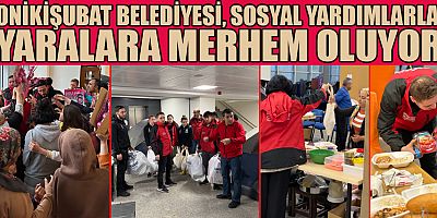 ONİKİŞUBAT BELEDİYESİ, DEPREMDEN SONRA 163 BİN 200 KALEM YARDIM MALZEMESİ DAĞITTI