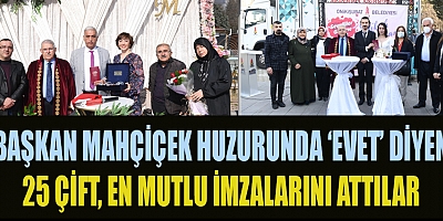 ONİKİŞUBAT BELEDİYESİ’NDEN SEVGİLİLER GÜNÜ’NE ÖZEL MUHTEŞEM TOPLU NİKAH TÖRENİ