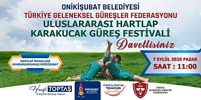 ONİKİŞUBAT BELEDİYESİ’NDEN ULUSLARARASI HARTLAP KARAKUCAK GÜREŞ FESTİVALİ