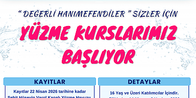 ONİKİŞUBAT BELEDİYESİ’NİN KADINLARA ÖZEL YÜZME KURSUNA BAŞVURULAR BAŞLADI