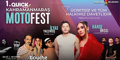 ONIKIŞUBAT BELEDIYESI’NIN KATKILARIYLA KAHRAMANMARAŞ MOTOFEST BAŞLIYOR