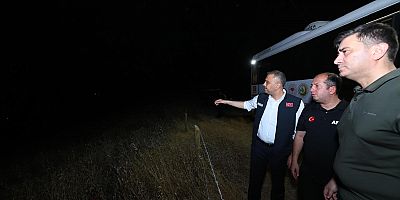 ONİKİŞUBAT BELEDİYESİ TÜM BİRİMLERİYLE YANGIN BÖLGESİNDE TEYAKKUZDA