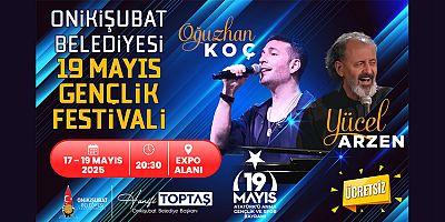 ONİKİŞUBAT GENÇLİK FESTİVALİ, OĞUZHAN KOÇ KONSERİYLE BAŞLIYOR!
