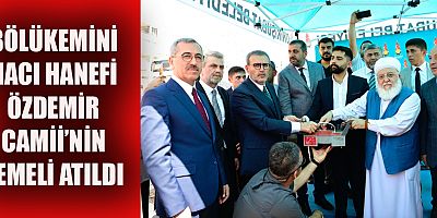 ONİKİŞUBAT’TA YENİ CAMİNİN TEMELİ ATILDI