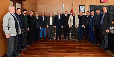 ONİKİŞUBAT VE TÜRKOĞLU MUHTARLARINDAN  BAŞKAN GÜNGÖR’E ZİYARET