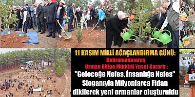 ORMAN BÖLGE MÜDÜRÜ YUSUF KARARTI’DAN ANLAMLI AÇIKLAMA