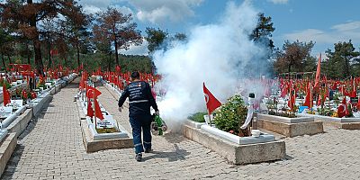 ORTAK KULLANIM ALANLARI RAMAZAN BAYRAMI ÖNCESİ DEZENFEKTE EDİLİYOR