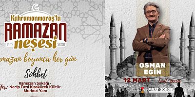 OSMAN EGİN, RAMAZAN SOKAĞI’NDA GÖNÜLLERE SESLENECEK