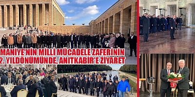OSMANİYE’NİN MİLLİ MÜCADELE ZAFERİNİN 102. YILDÖNÜMÜNDE, ANITKABİR’E ZİYARET 