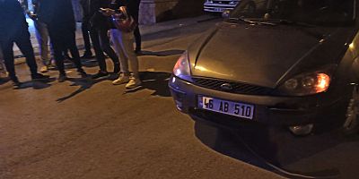 OTOMOBİL İLE MOTOKURYE ÇARPIŞTI: 1 YARALI