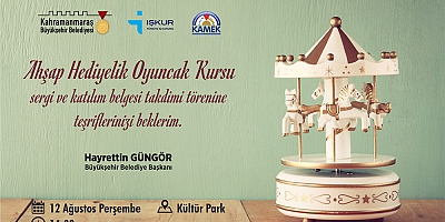OYUNCAK USTALARI SERTİFİKALARINI ALIYOR
