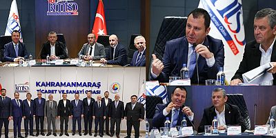 ÖZGÜR ÖZEL KAHRAMANMARAŞ’TA STK BAŞKANLARIYLA BULUŞTU  ​