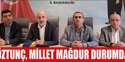 ÖZTUNÇ, KAHRAMANMARAŞ’TA ÇOK MAĞDUR VAR