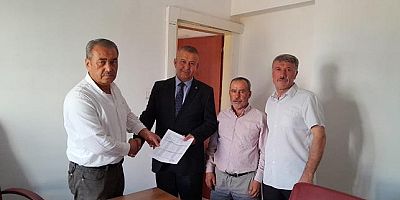 PAZARCIK MHP İLÇE BAŞKANI MUSTAFA TEPEDİBİ MAZBATASINI ALDI