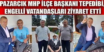 PAZARCIK MHP İLÇE BAŞKANI TEPEDİBİ, “ENGELSİZ DAHA İYİ YAŞAM KOŞULLARI”