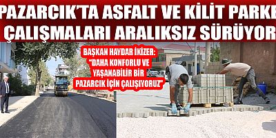 PAZARCIK'TA YOL SEFERBERLİĞİ