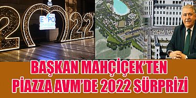 PİAZZA AVM ÖNÜNDE IŞIKLI EXPO 2023 STANDI  ÖZÇEKİM ALANI HALİNE GELDİ